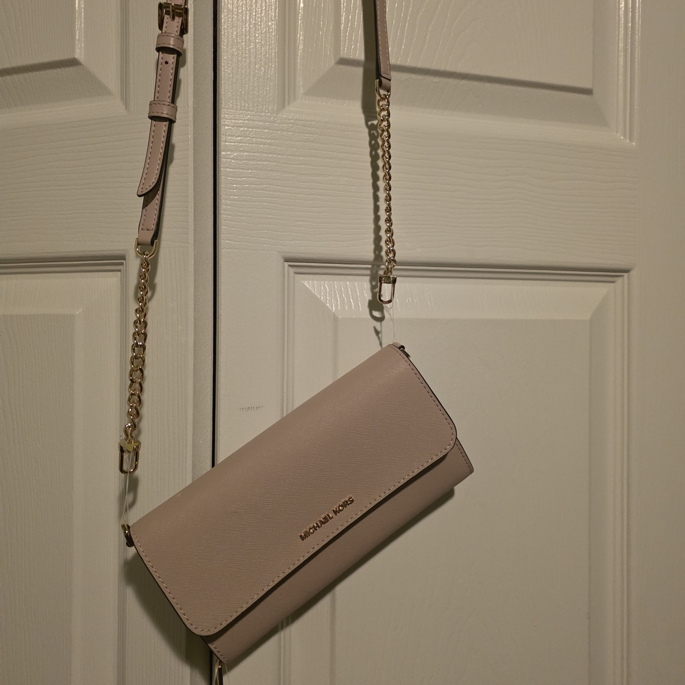 NWT-Michael Kors Blush Clutch Bag - Picture 4 of 9
